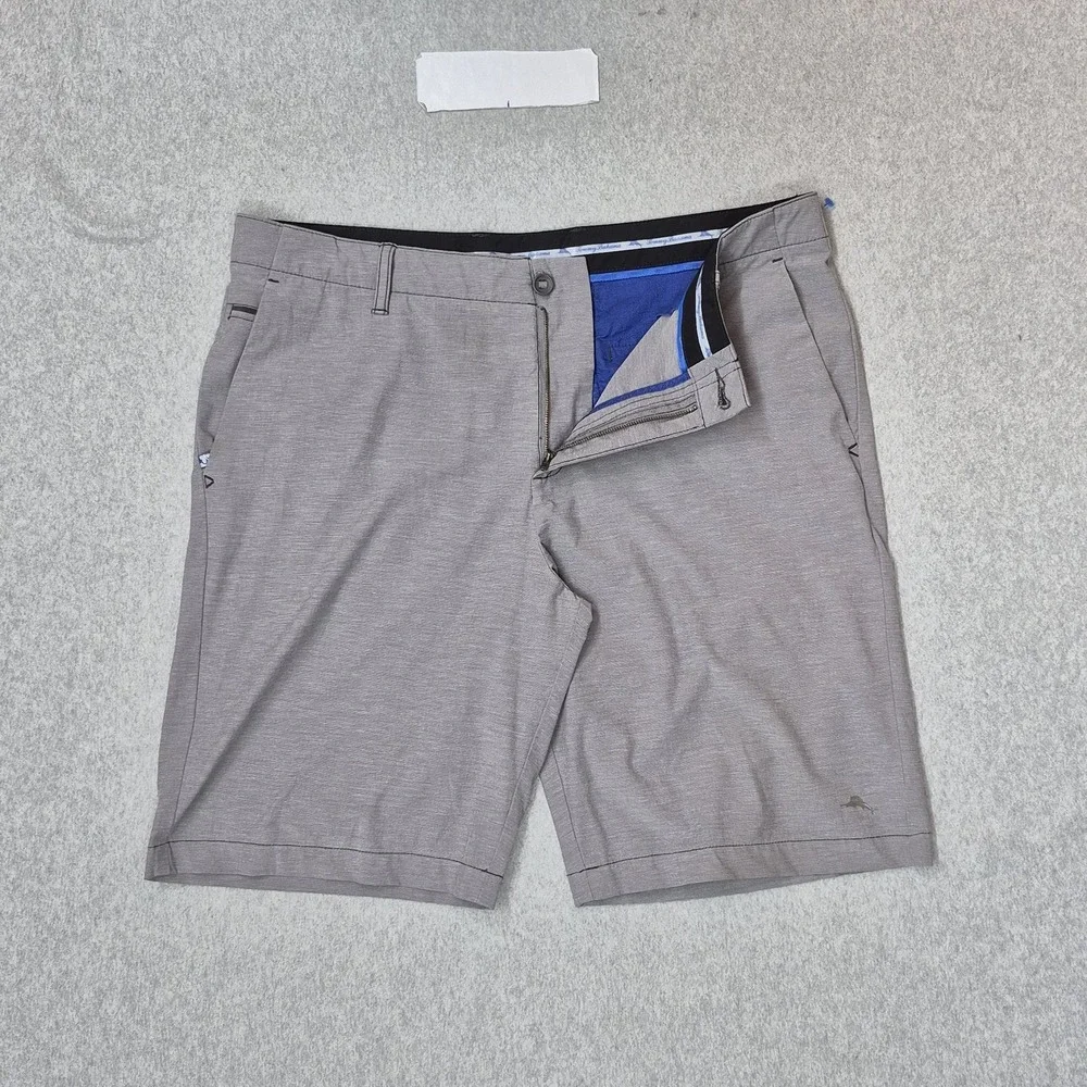 Tommy Bahama Men Shorts 36 Gray Chino Casual 10